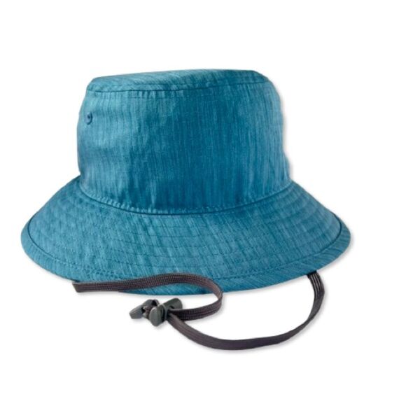 Sunday Afternoon Sunfire Adj Teal Bucket Sun Fishing Boating Hat With Strap - Picture 1 of 13